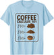Coffee Calculus 101 F(x) - Funny Math Teacher Mathematician T-Shirt - T-Shirt | Light Blue