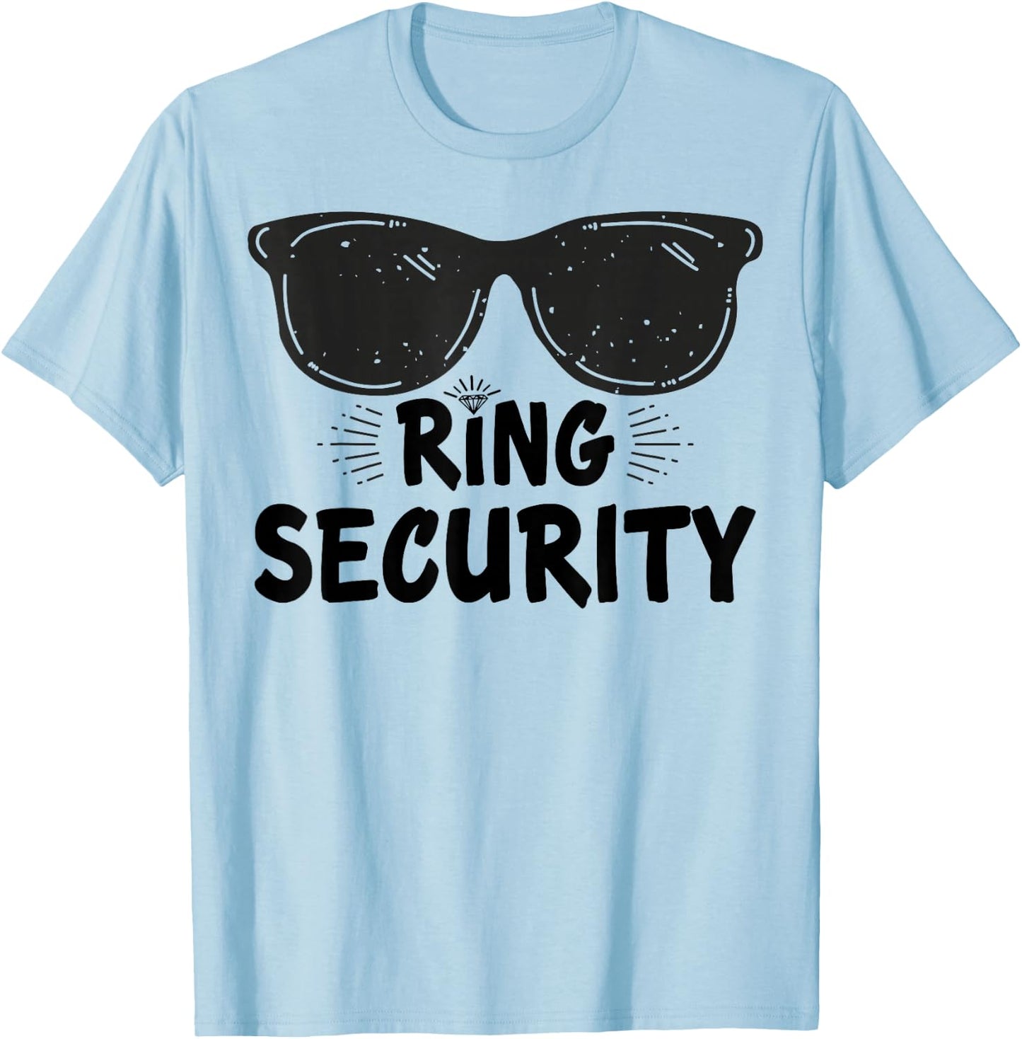 Ring Bearer Shirt Wedding Ring Bearer Kid Boys Ring Security T-Shirt - T-Shirt | Light Blue