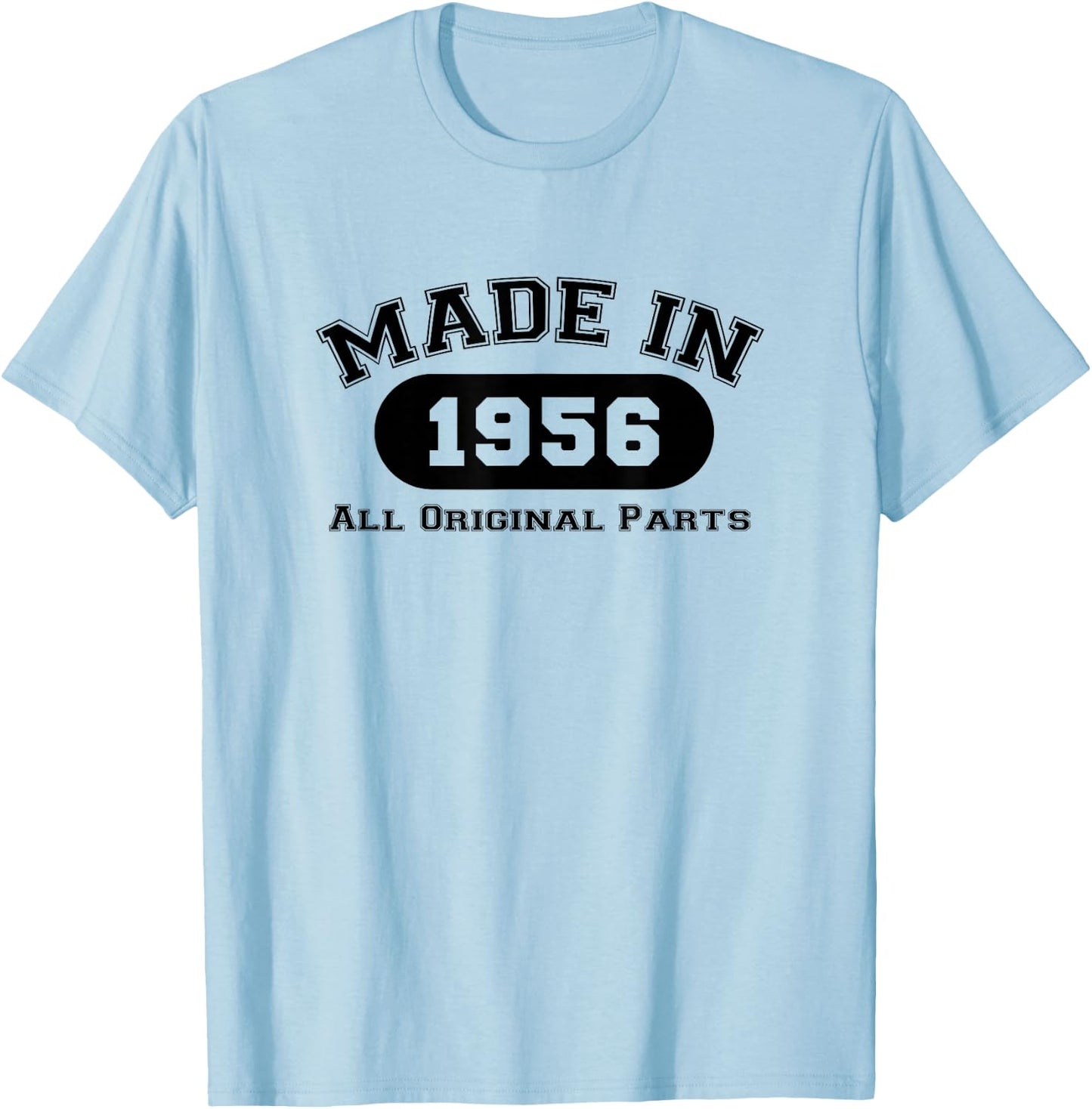 Year of manufacture 1956 original parts birthday gift 66 years T-Shirt - T-Shirt | Light Blue