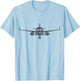 Aeroplane Pilot Children Men Boys T-Shirt - T-Shirt | Light Blue