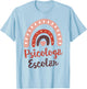 Bilingual School Psychologist Proud Latin Psicologa Escolar T-Shirt - T-Shirt | Light Blue