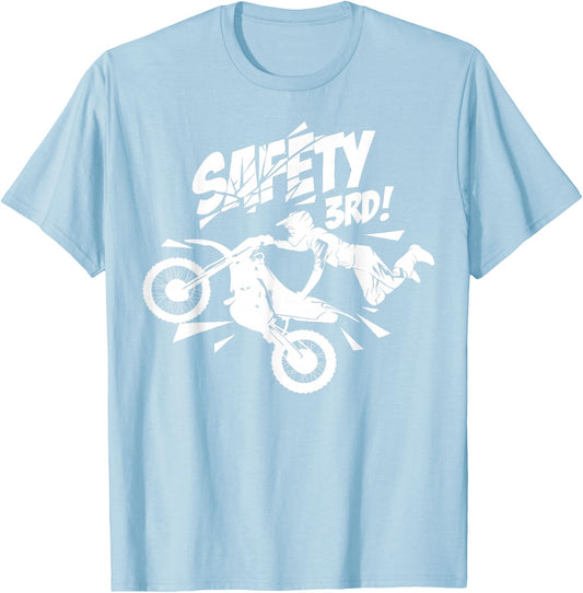 Cool Motorbike Safety 3rd Shirt - Get Your 1st Present! T-Shirt - T-Shirt | Light Blue