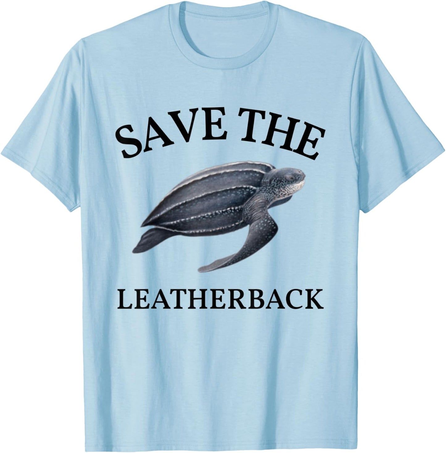 Leatherback Sea Turtle Endangered Species Turtle T-Shirt - T-Shirt | Light Blue