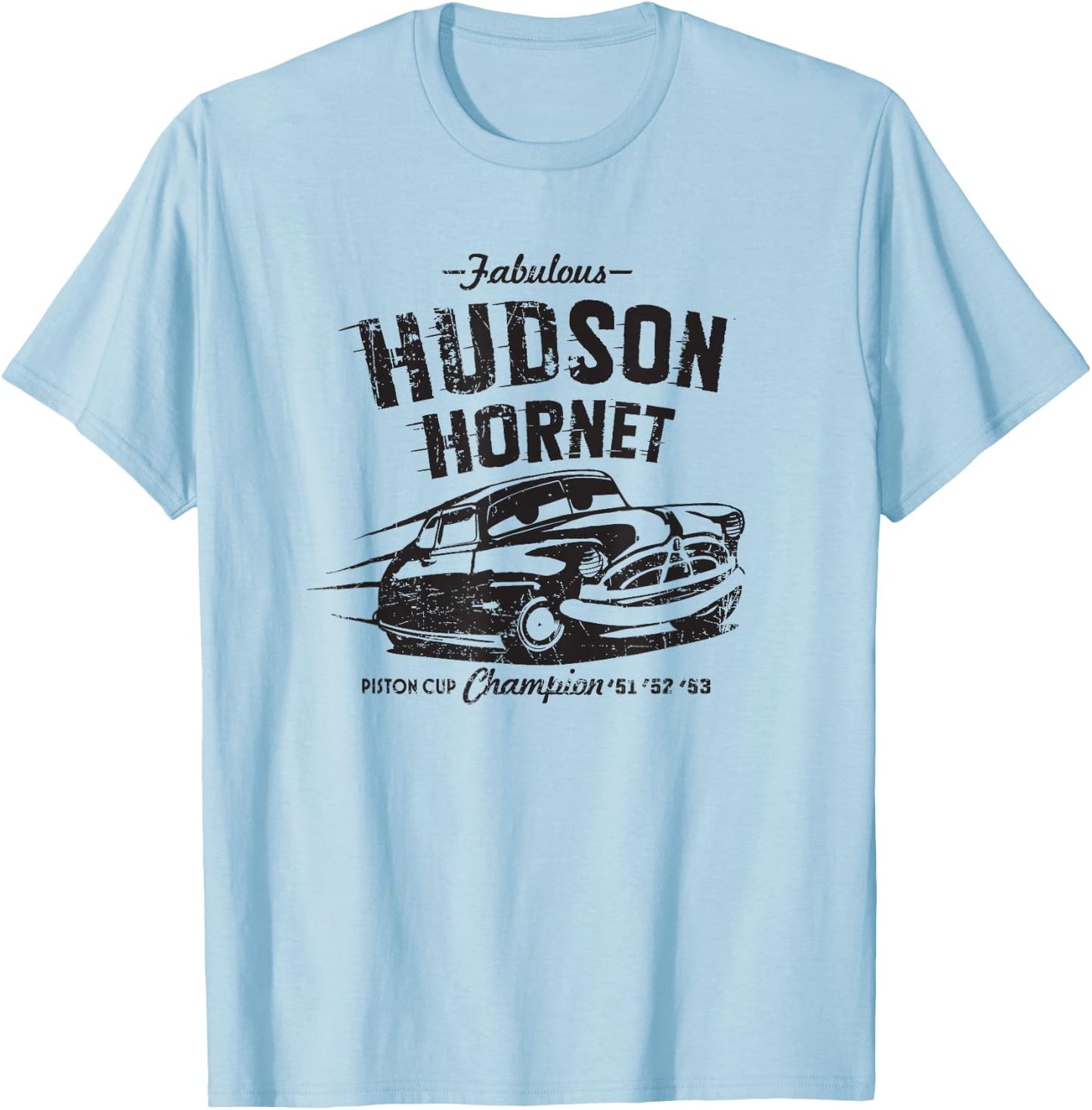 Disney and Pixar’s Cars Hudson Hornet Piston Cup Champion T-Shirt - T-Shirt | Light Blue