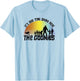 The Goonies It's Our Time Down Here Rainbow Silhouette T-Shirt - T-Shirt | Light Blue