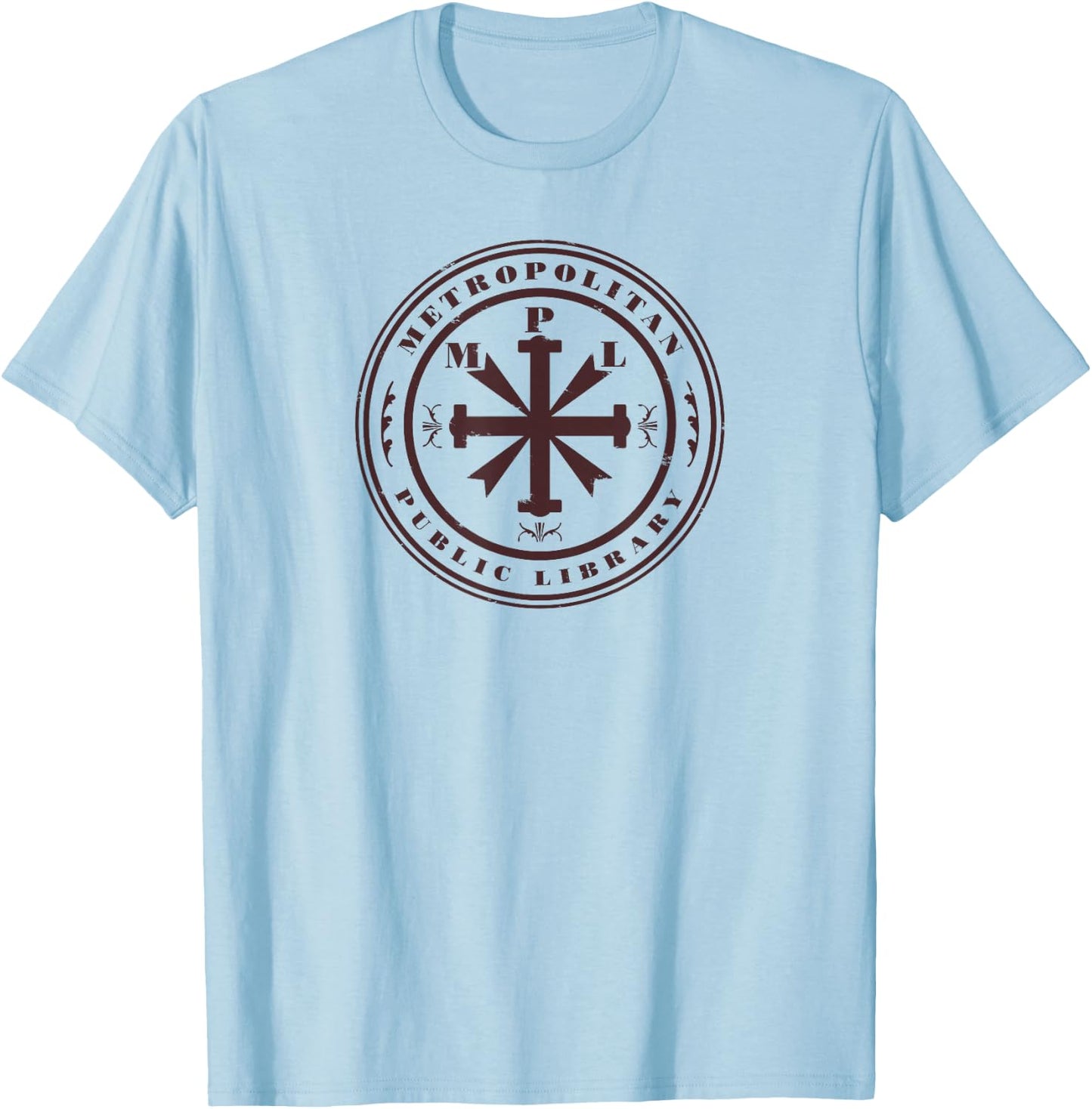 Metropolitan Public Library T-Shirt - T-Shirt | Light Blue