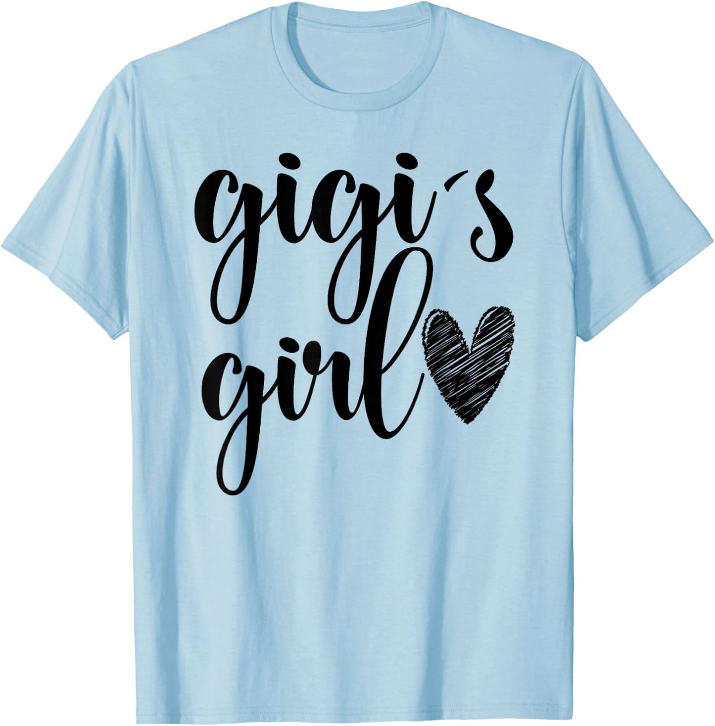Funny Matching Gigi Girl for Grandma Whit Girl Mother's Day T-Shirt - T-Shirt | Light Blue