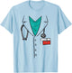 Doctor Physician Costume Funny Halloween Men Boys Kids T-Shirt - T-Shirt | Light Blue