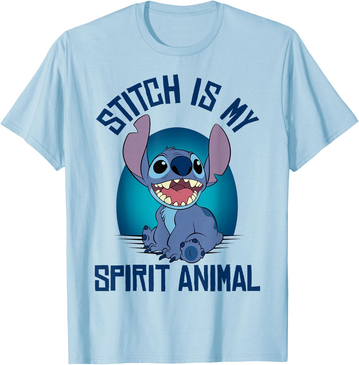 Disney Lilo & Stitch Spirit Animal Stitch T-Shirt - T-Shirt | Light Blue
