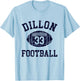 Friday Night Sport Fan Riggins Rigs Dillon 33 Football T-Shirt - T-Shirt | Light Blue