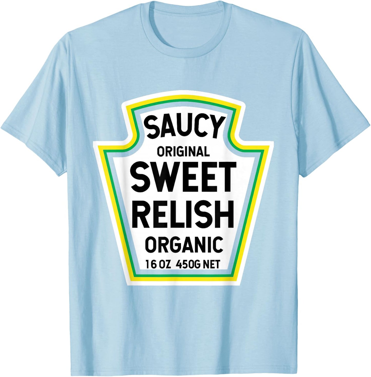 Sweet Relish Easy Halloween Costume Matching Group Couples T-Shirt - T-Shirt | Light Blue