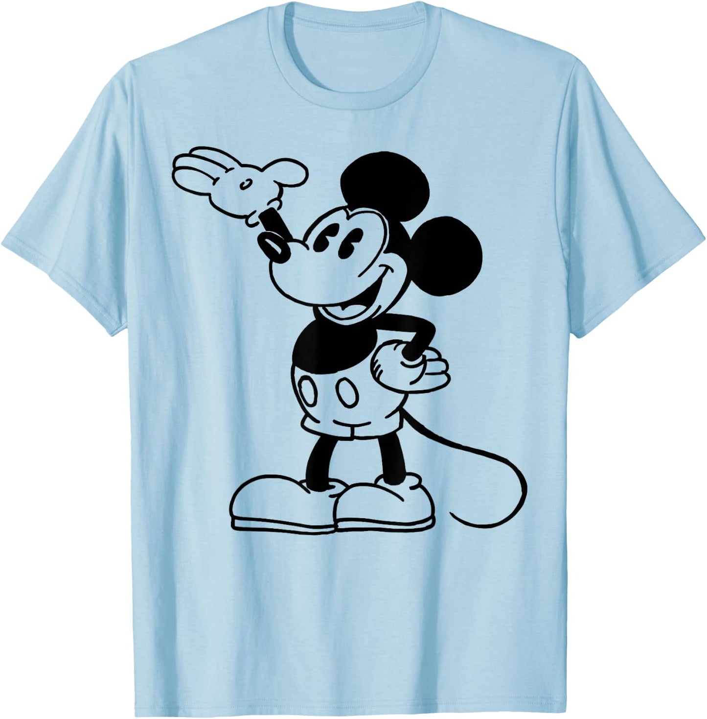 Disney Mickey and Friends Mickey Mouse Classic Pose T-Shirt - T-Shirt | Light Blue