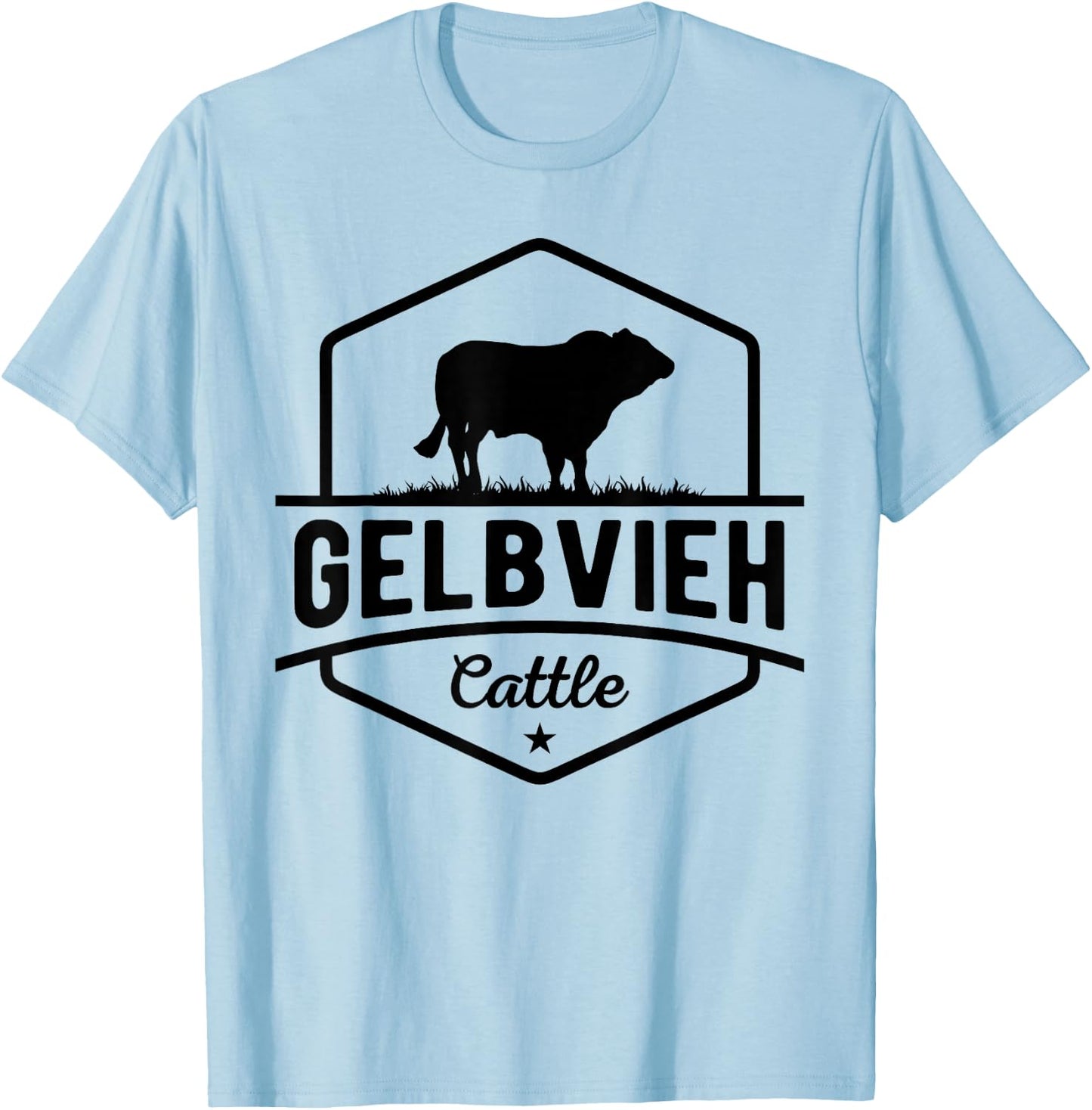Cow Farmer - Gelbvieh Cattle T-Shirt - T-Shirt | Light Blue