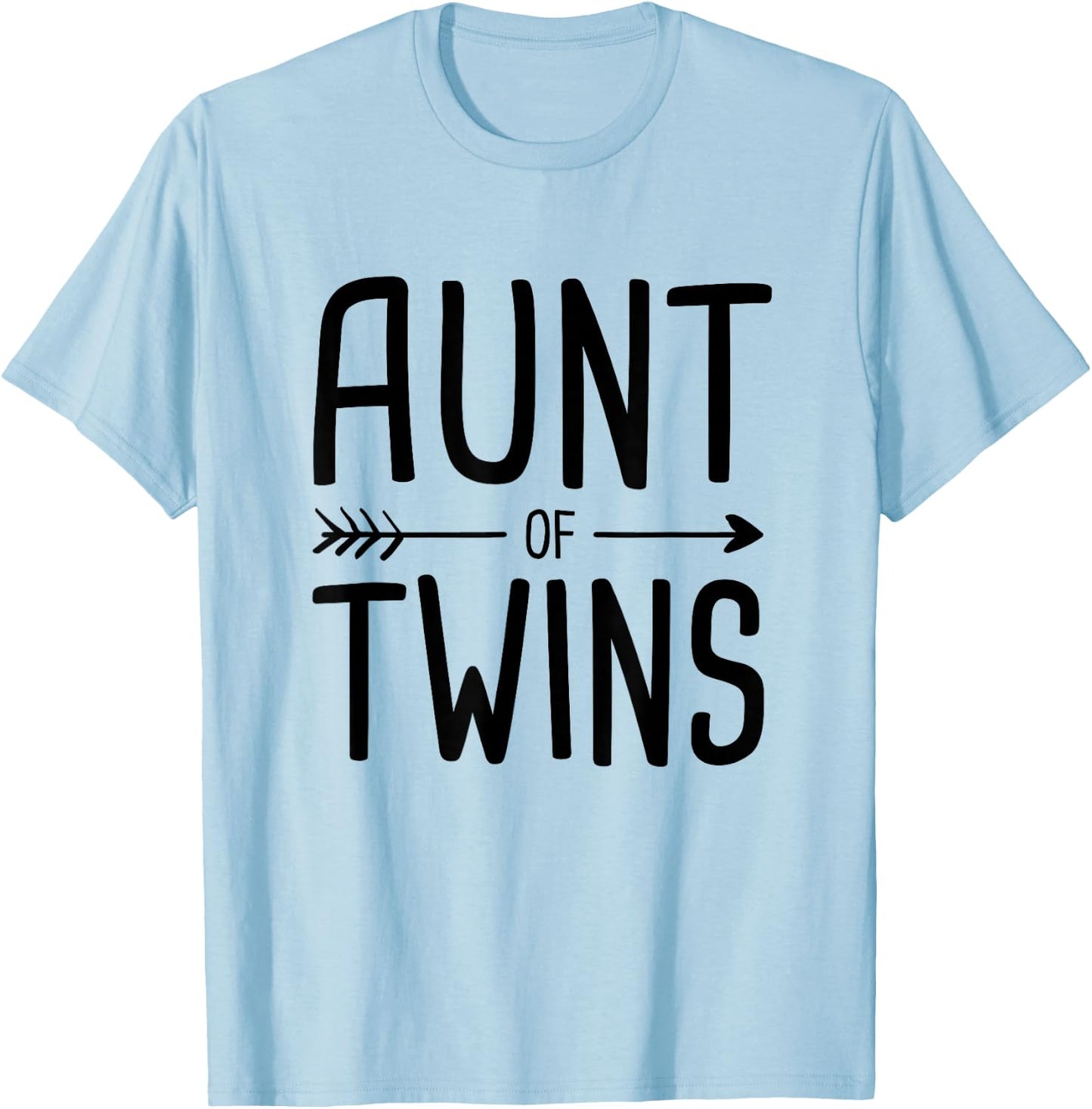 Aunt of Twins T-Shirt - T-Shirt | Light Blue