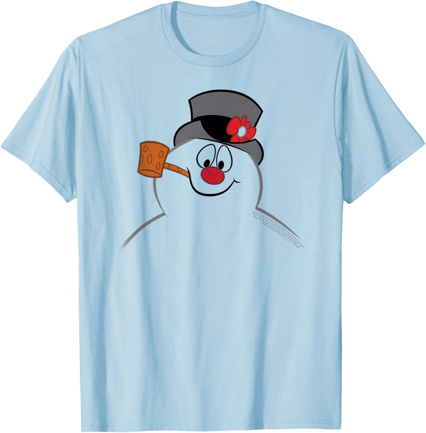 Frosty the Snowman Frosty Face T-Shirt - T-Shirt | Light Blue