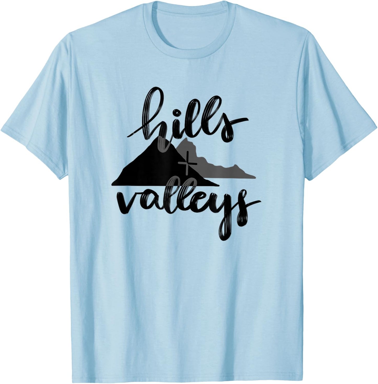 Hills and Valleys T-Shirt - T-Shirt | Light Blue