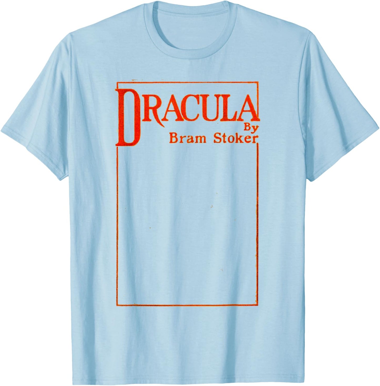 Dracula Bram Stoker Vintage Book Cover T-Shirt - T-Shirt | Light Blue