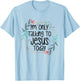 I'm Only Talking To Jesus Today T-Shirt - T-Shirt | Light Blue