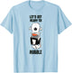 The Flintstones Barney Let's Get Ready to Rubble T-Shirt - T-Shirt | Light Blue