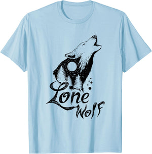 Lone Wolf T-Shirt - T-Shirt | Light Blue
