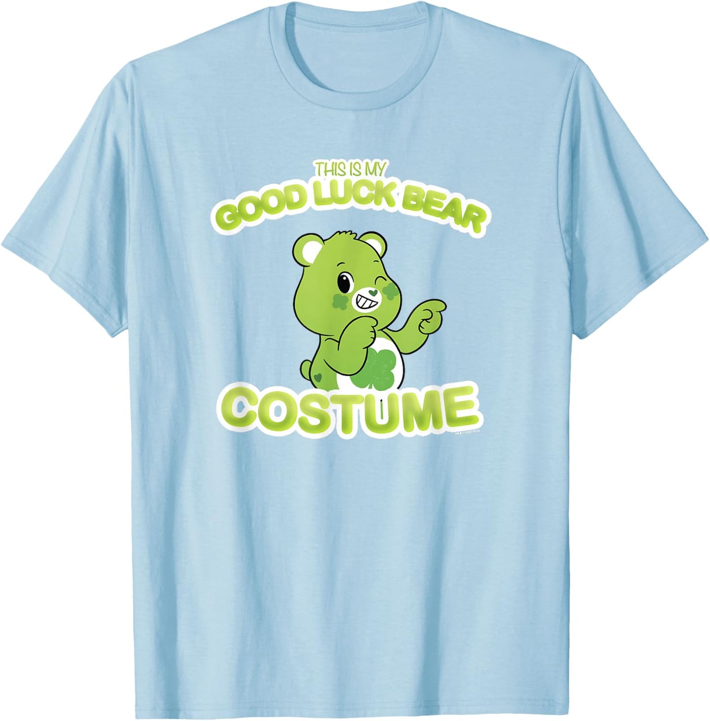 Care Bears Halloween This is My Good Luck Bear Costume T-Shirt - T-Shirt | Light Blue