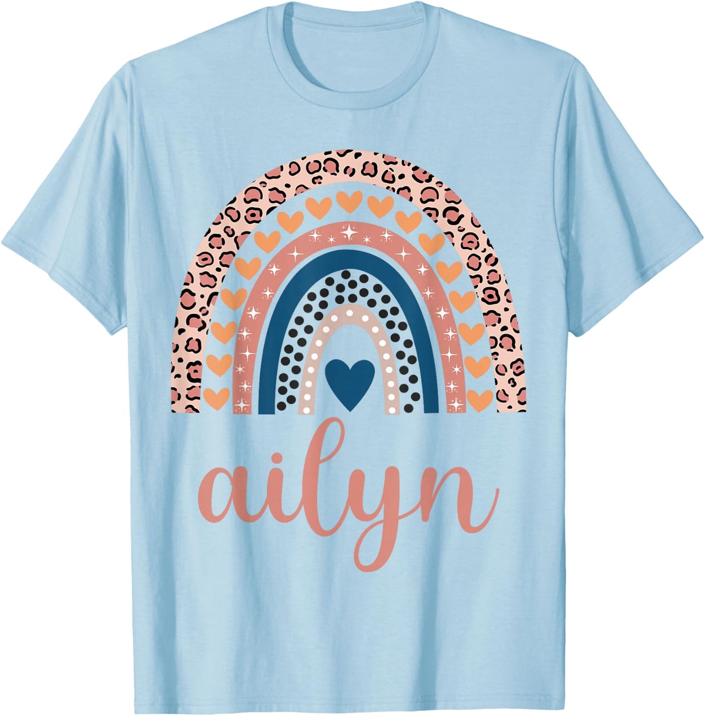 Ailyn Ailyn Name Birthday Shirt Gift T-Shirt - T-Shirt | Light Blue