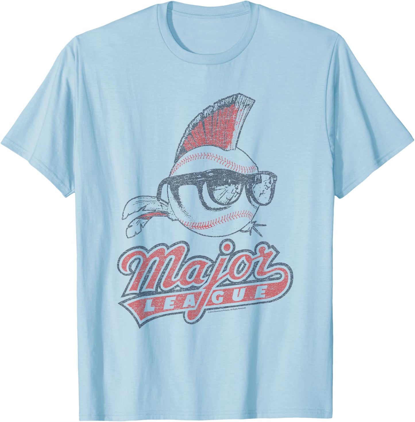 Major League Vintage Logo T-Shirt - T-Shirt | Light Blue