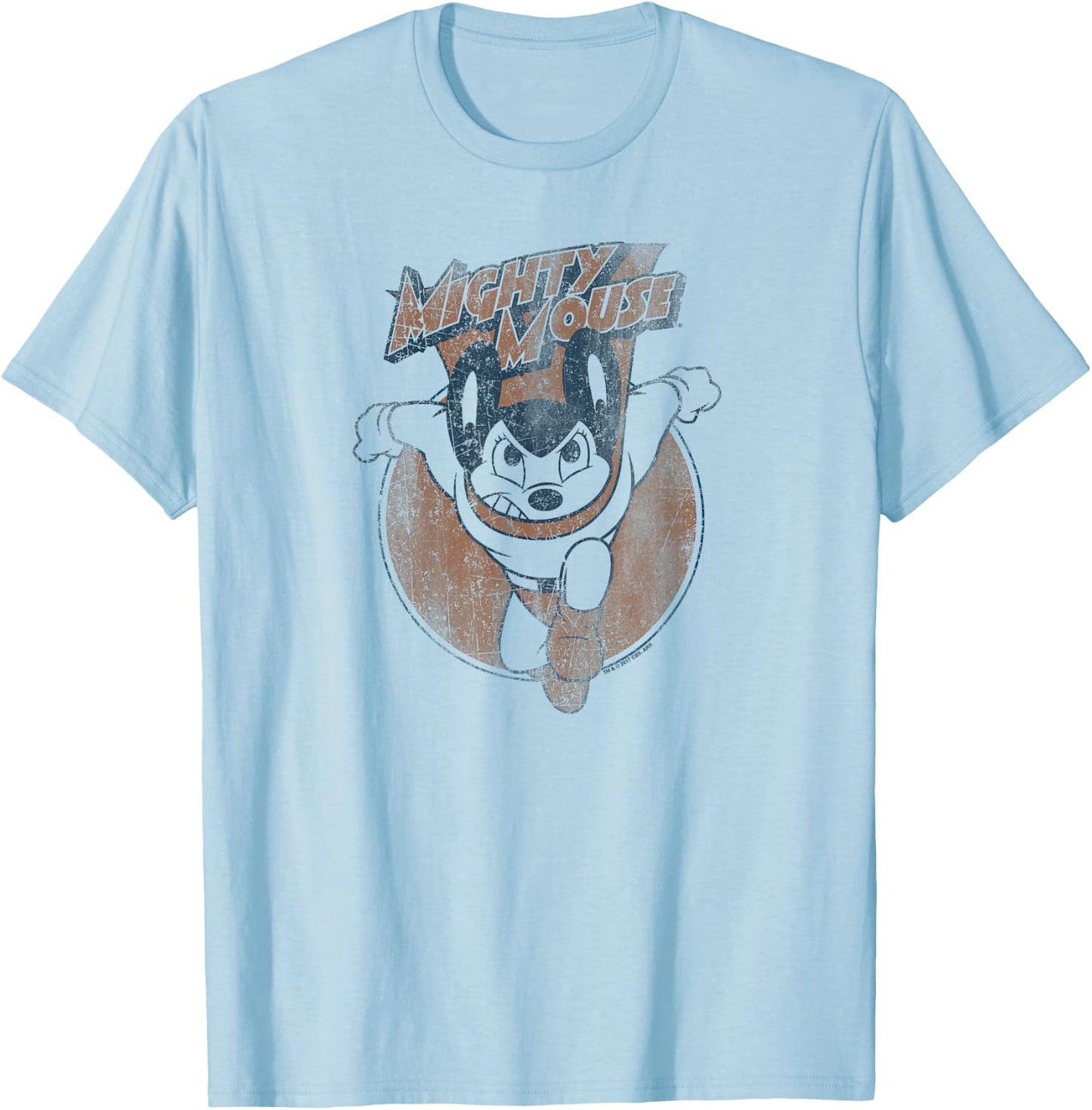 Mighty Mouse Flying With Purpose T-Shirt - T-Shirt | Light Blue