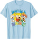 Rugrats Don't Be a Baby Blocks T-Shirt - T-Shirt | Light Blue