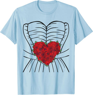 Wedding Dress Bride Funny Bridal Gown Marriage Cute T-Shirt - T-Shirt | Light Blue