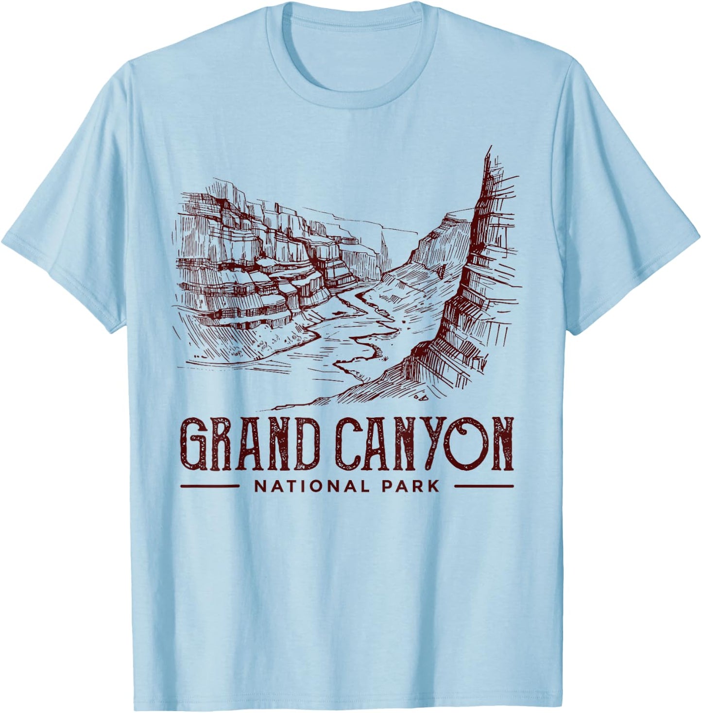 Grand Canyon National Park Merchandise Grand Canyon T-Shirt - T-Shirt | Light Blue