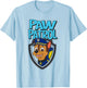 Paw Patrol Chase in Badge Nickelodeon T-Shirt - T-Shirt | Light Blue