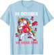 Girls Breast Cancer Shirts Kids Toddlers T-Shirt - T-Shirt | Light Blue