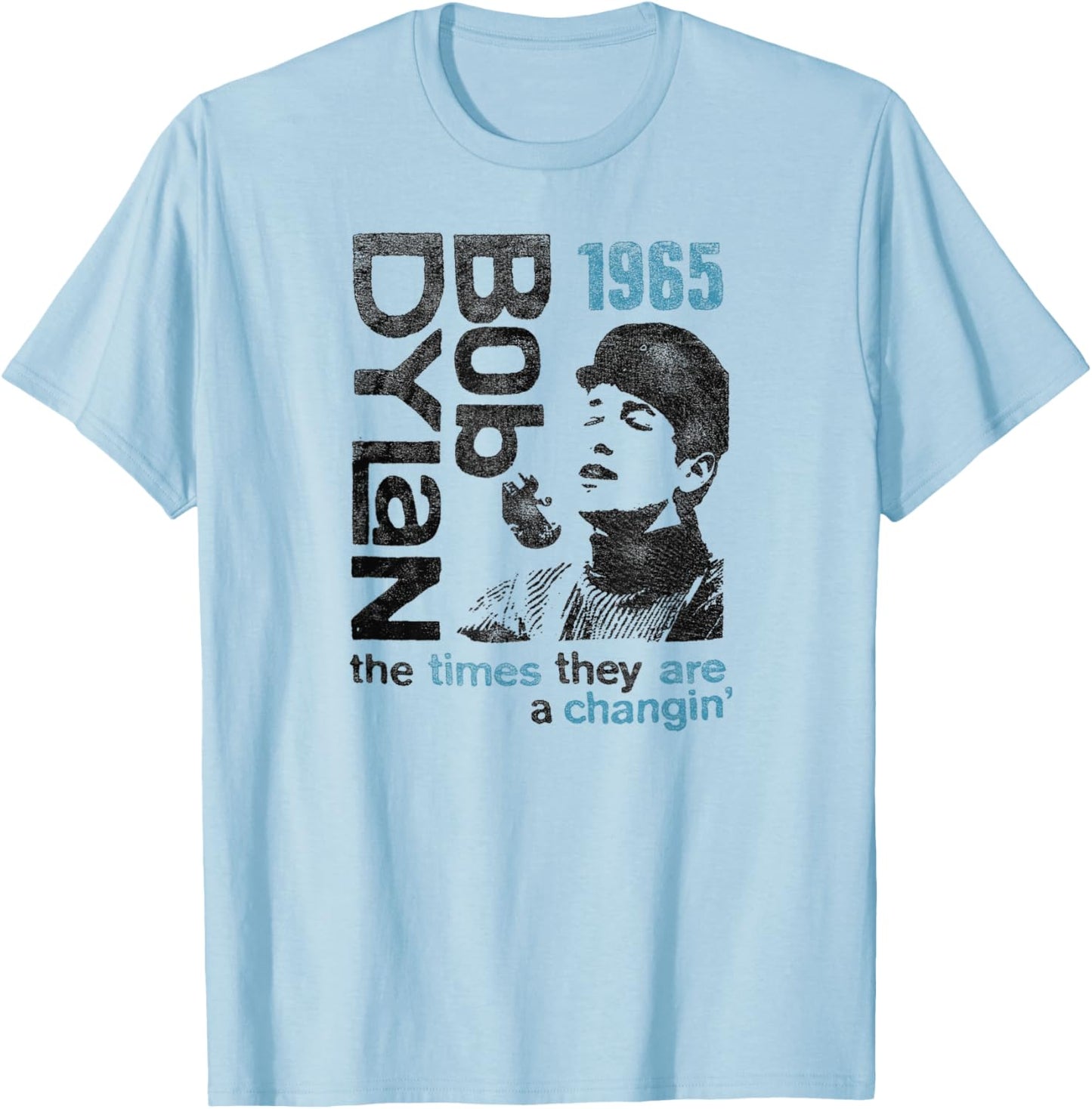 Bob Dylan - 1965 T-Shirt - T-Shirt | Light Blue