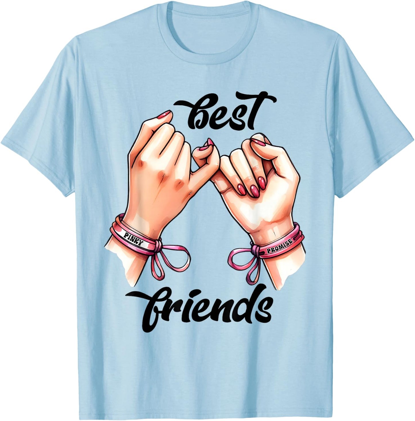 BFF Spirit Week Girls Besties Matching T-Shirt - T-Shirt | Light Blue