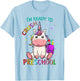 I'm Ready To Crush preschool back to school unicorn girls T-Shirt - T-Shirt | Light Blue