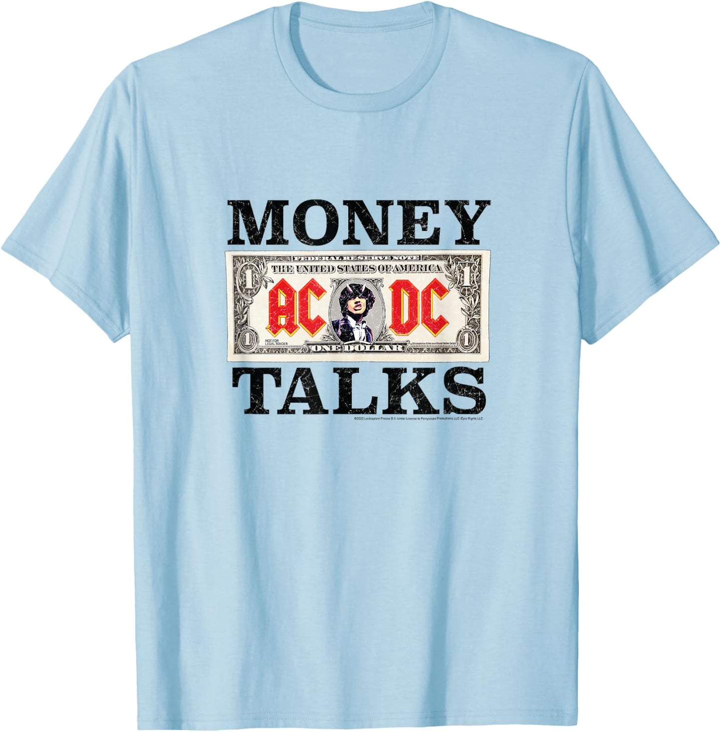 ACDC - Money Talks T-Shirt - T-Shirt | Light Blue