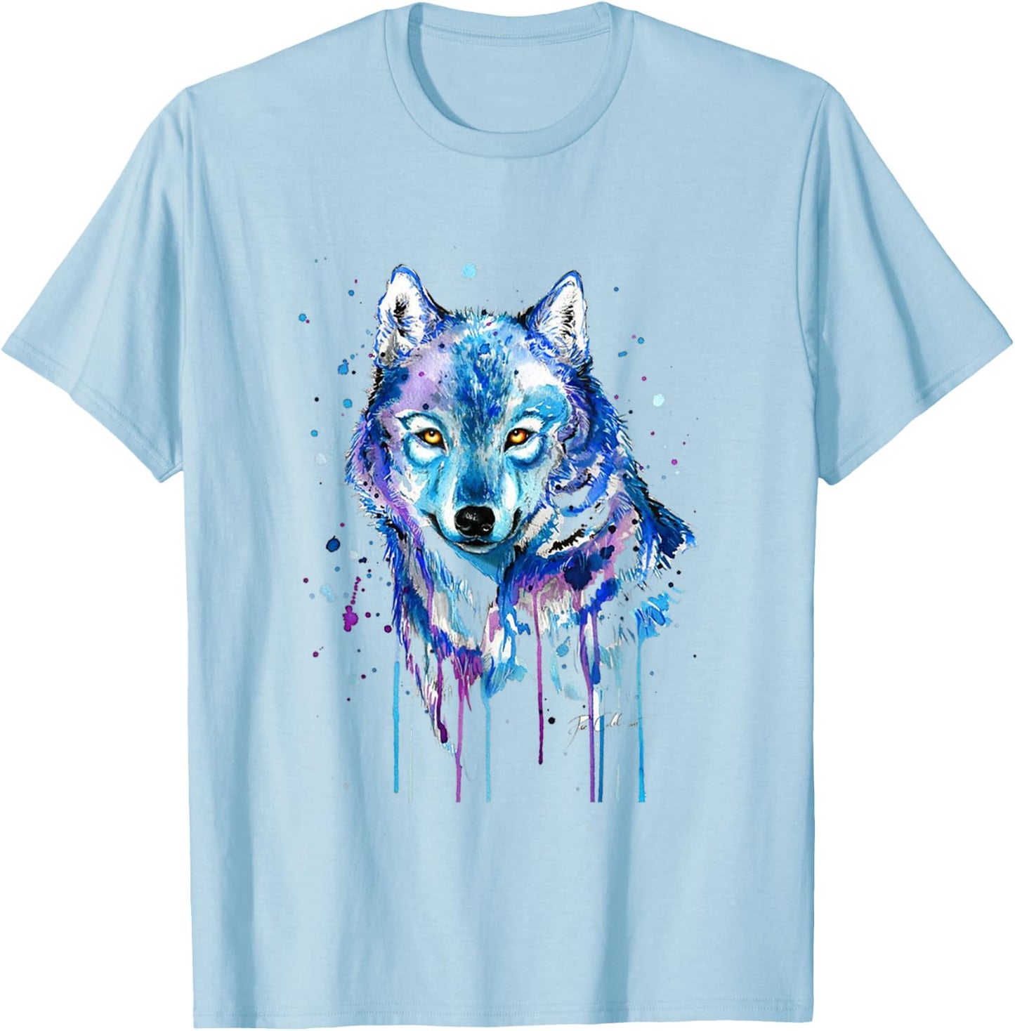 Wolf shirt , wolf costume for kids, wolf for youth T-Shirt - T-Shirt | Light Blue