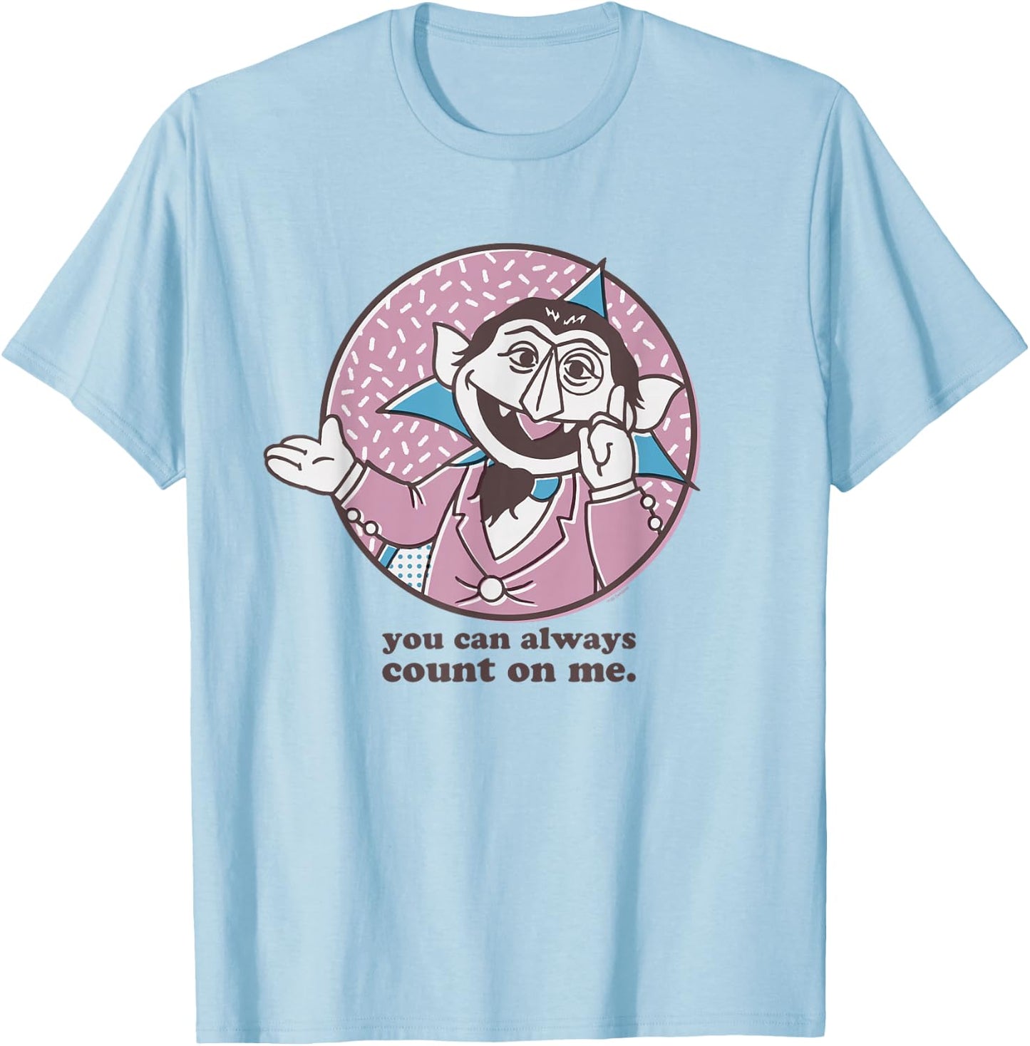 Sesame Street Count You Can Always Count On Me T-Shirt - T-Shirt | Light Blue