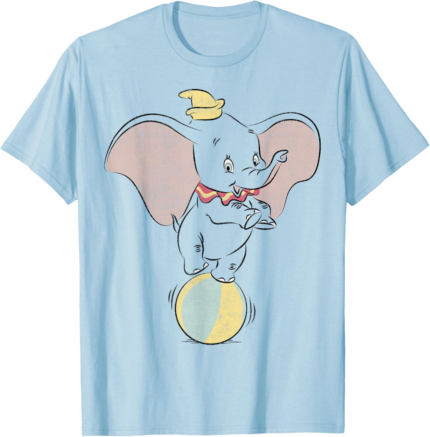 Disney Dumbo Ball Portrait T-Shirt - T-Shirt | Light Blue