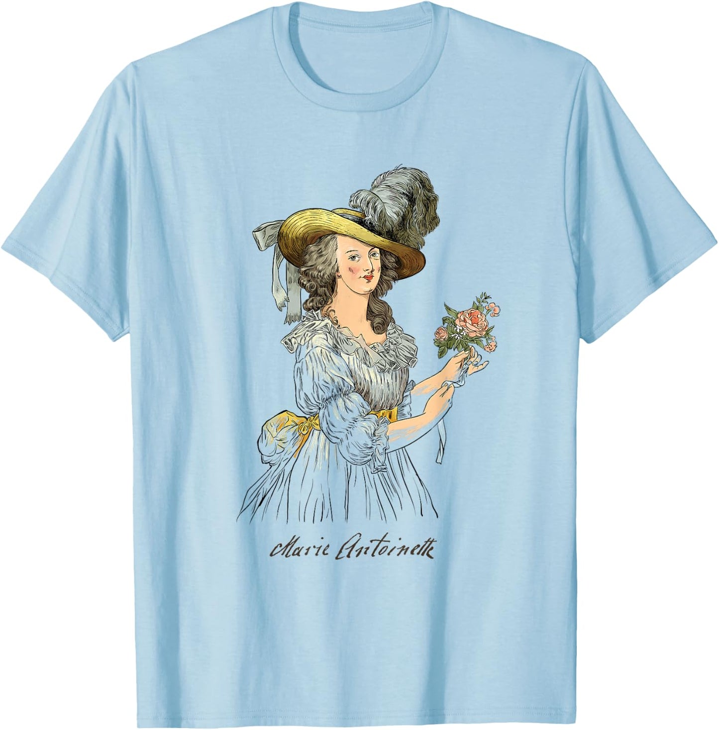 Marie Antoinette, Queen, France, Portrait T-Shirt - T-Shirt | Light Blue