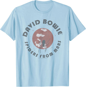 David Bowie - Spiders T-Shirt - T-Shirt | Light Blue