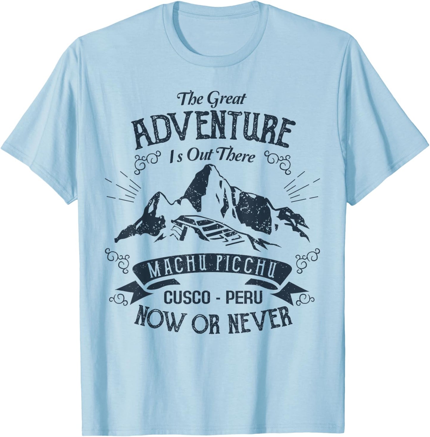 Vintage Peru Shirt Cusco Machu Picchu Llama Jersey Souvenir T-Shirt - T-Shirt | Light Blue