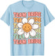 Groovy Team Bride Bridesmaid Bachelorette Party Wedding T-Shirt - T-Shirt | Light Blue