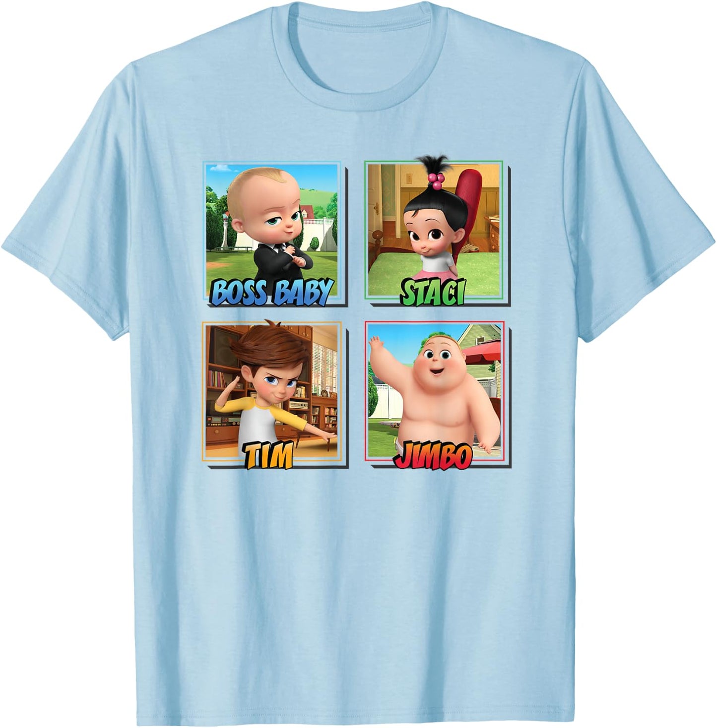The Boss Baby Squad T-Shirt - T-Shirt | Light Blue