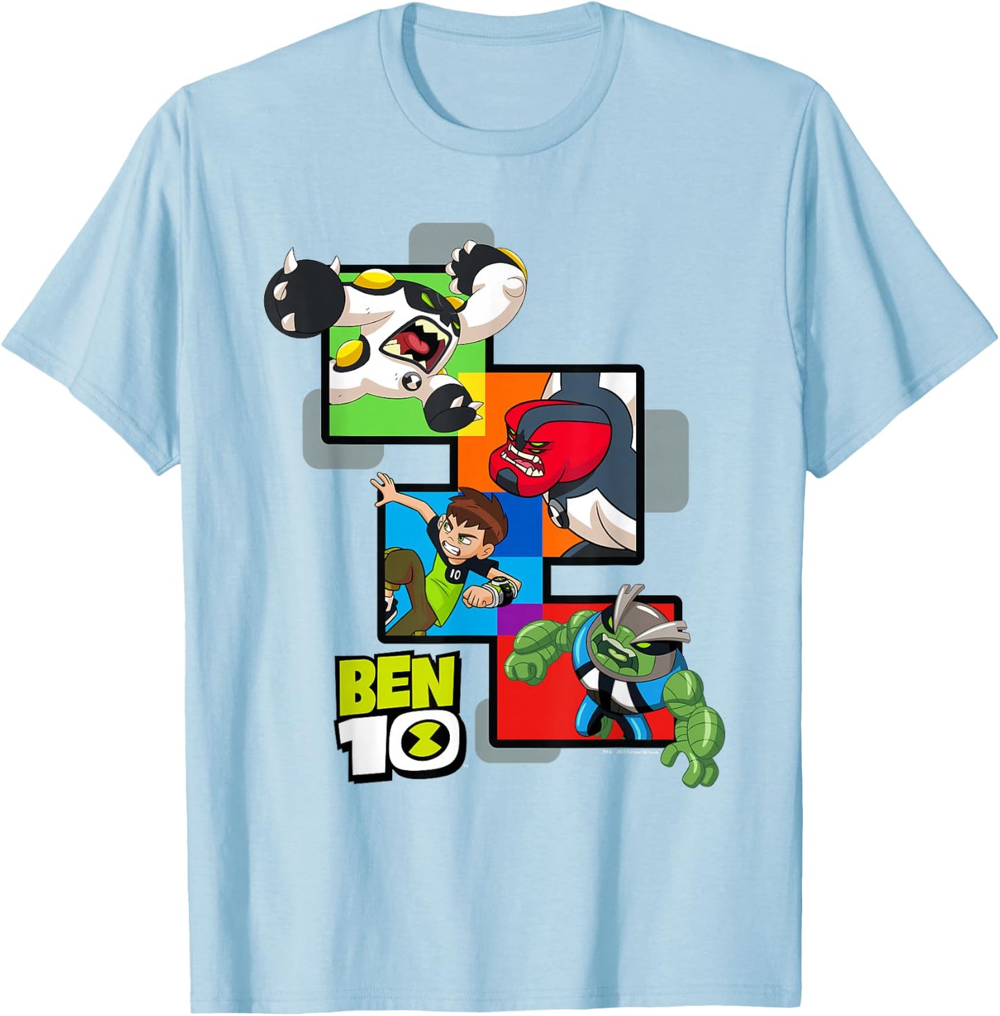 Ben 10 are You Ready? T-Shirt - T-Shirt | Light Blue
