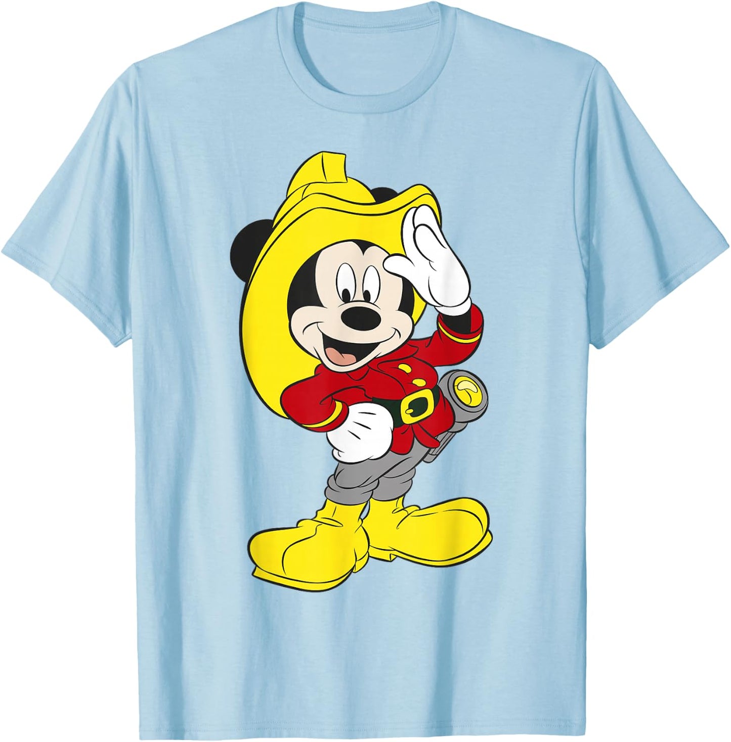 Disney Mickey Mouse Firefighter Outfit T-Shirt - T-Shirt | Light Blue