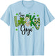 Shamrock One Lucky Gigi St. Patrick's Day Mother Mom T-Shirt - T-Shirt | Light Blue