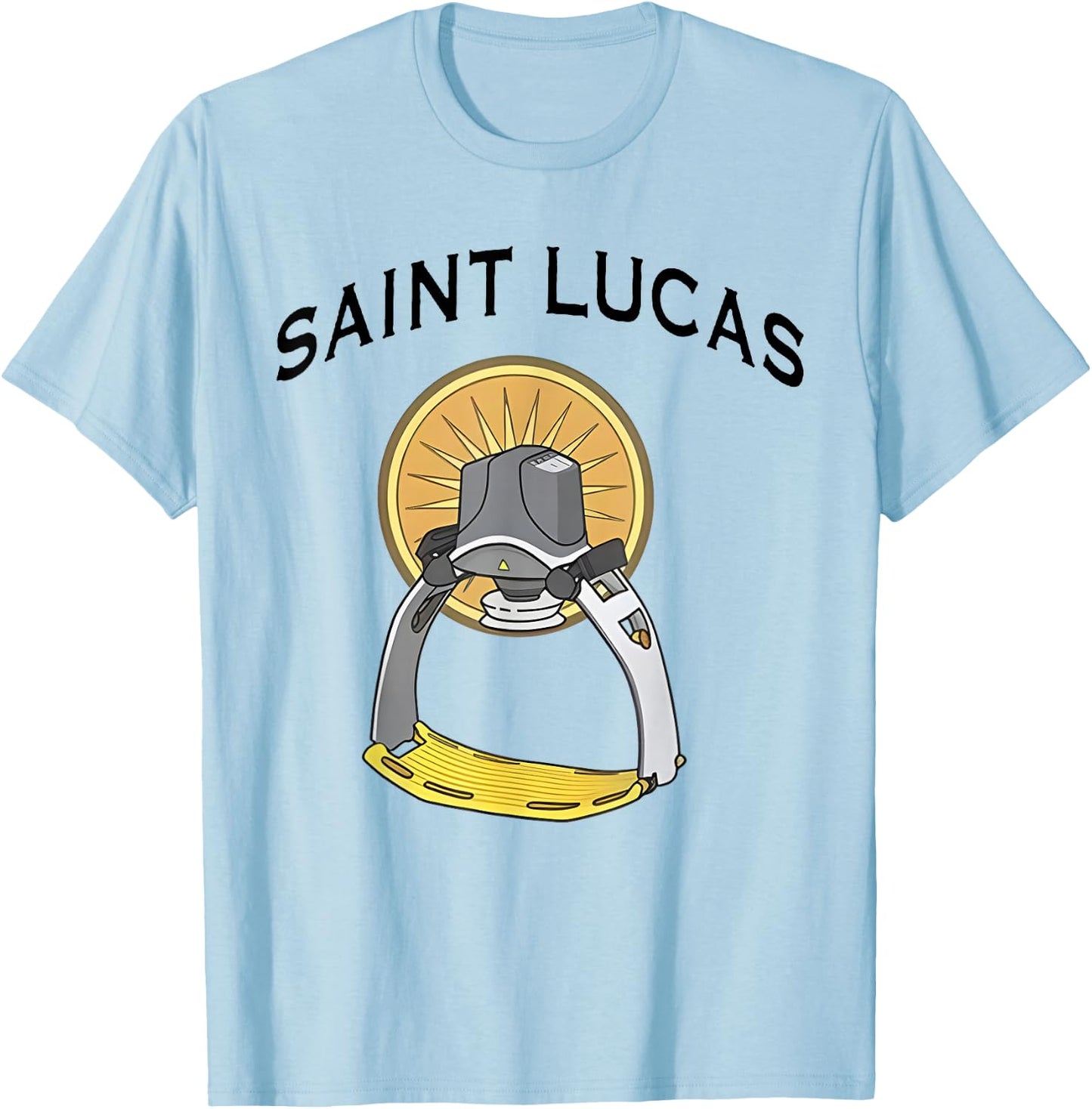 Funny ICU RRT Nurse Rapid Response Team EMS Lucas Device T-Shirt - T-Shirt | Light Blue