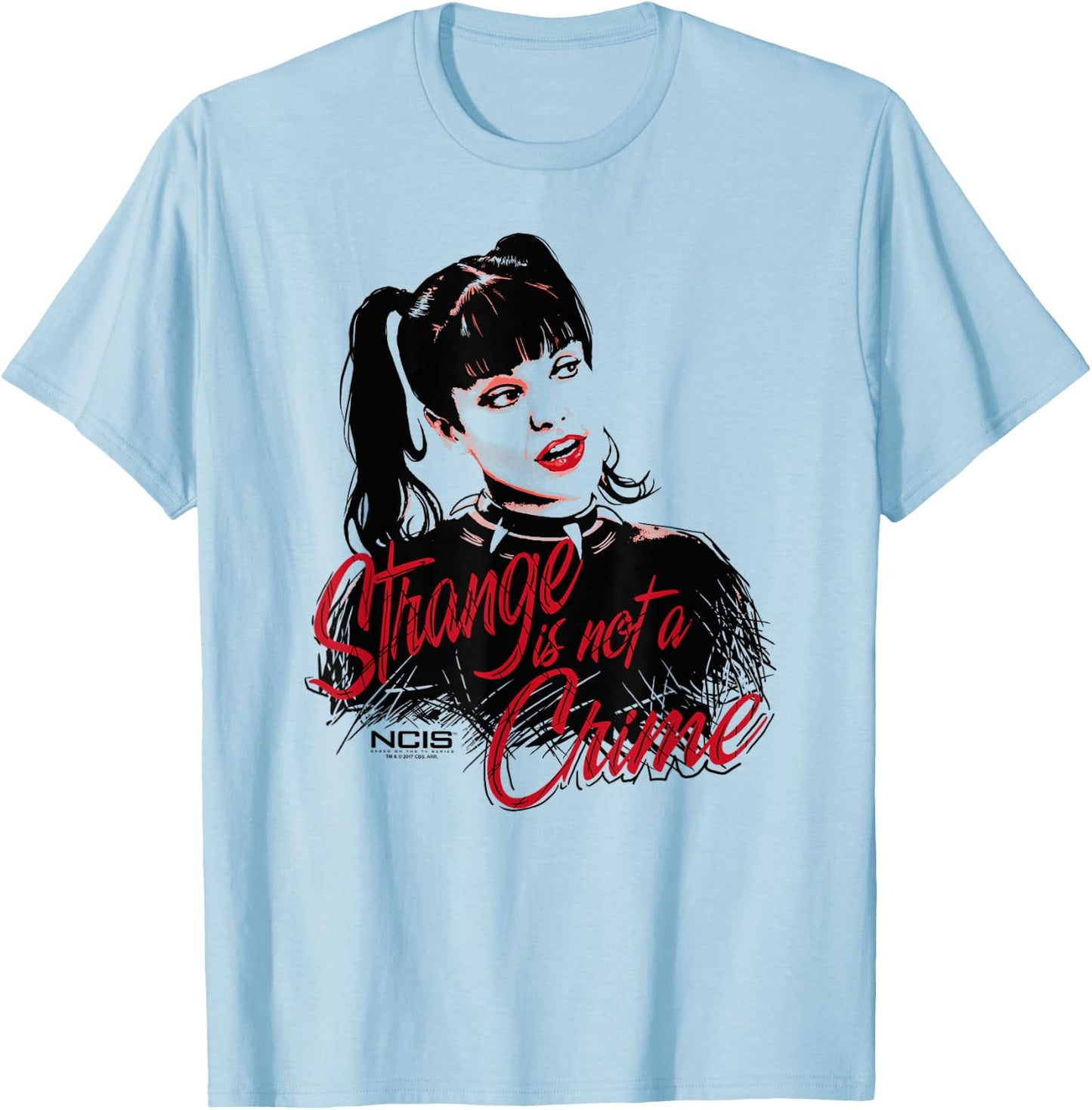 NCIS Strange Is Not A Crime T-Shirt - T-Shirt | Light Blue